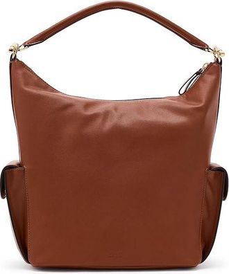 Lauren Ralph Lauren Nappa Leather Large Blaike Shoulder Bag Shoulder Womens Handbags Lauren Tan