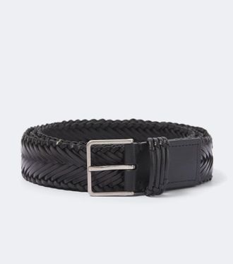 The Row Fisherman woven leather belt