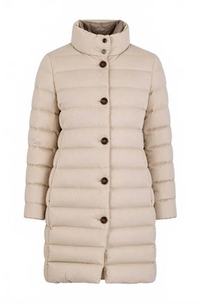 Moorer Womens Down Coat In Almond