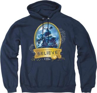 Gildan Polar Express True Believer Adult Pull Over Hoodie / Hooded Sweatshirt