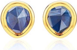Monica Vinader Siren Mini Stud Earrings in Gold/Kyanite at Nordstrom Rack