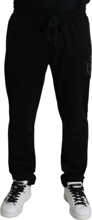 Dolce & Gabbana Black DG Logo Skinny Jogger SweatMens Mens Pants