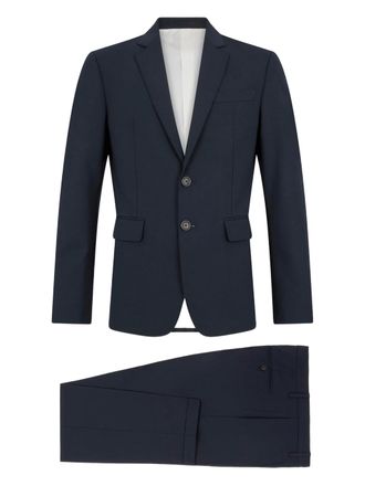 Dsquared2 Tailored Blue Two-Button Virgin Wool Suit