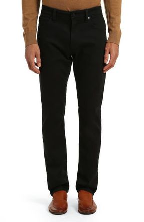 34 Heritage Charisma Relaxed Fit Straight Leg Five Pocket Pants in Black at Nordstrom, Size 33 X 32