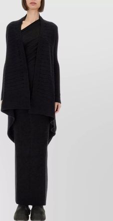 Rick Owens draped hem knit cardigan