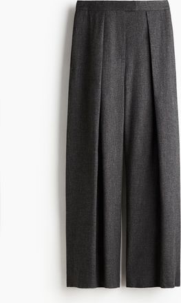 H&M Anzughose aus Wollmix - Grau