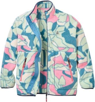 Passenger Home Full Zip Recycled Sherpa Fleece Fleecejacke f&uuml;r Damen | bunt