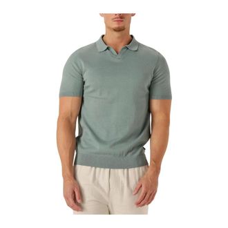 Saint Steve Saint Steve, Tops, Heren, Groen, M, Katoen, Groene Sean Polo voor Heren