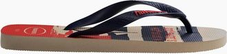 Havaianas Womens Naut Flip Flops with Thong Toe - Black - Size: 3/3.5/4