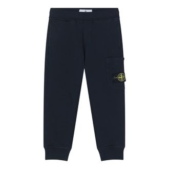 Stone Island Jogging Trousers - male - Stone Island - Sweatpants - Blue - 4 Y - Kids