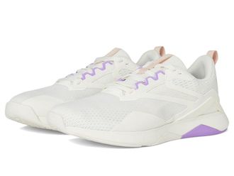 Reebok Nanoflex TR 2 Womens Shoes Chalk/Washed Clay/Digital Purplee : 8.5 M, Synthetic