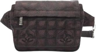 Chanel Pre-owned Belt Bags, female, Brown, Size: ONE SIZE Pre-owned Vintage Nylon Belt Bag