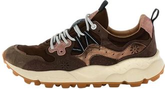 Flower Mountain Lage Sneakers met Veters - Dames - Sneakers - Bruin - 37 EU - Schoenen