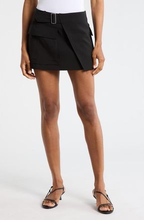 A.L.C. Conan Belted Cargo Miniskirt in Black at Nordstrom Rack, Size 12