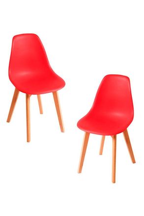 Regalos Miguel Packs Sillas Comedor - Pack 2 Sillas Kelen - Rojo
