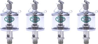 OEM Adecuado Para 4 Goteros De Gravedad Plateados De 50 Ml, Apto Para Maquinaria Con Motor
