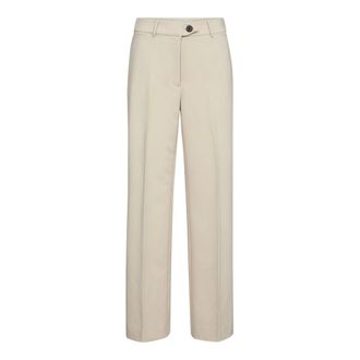 Co'Couture Vola CC Wide Pant - Trousers - Mujer - Beige - XS