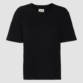 Khaite T-Shirts And Polos Blacks And Greys-Donna