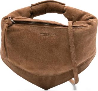 Federico Cina Borsa tote Tortellino mini - Marrone