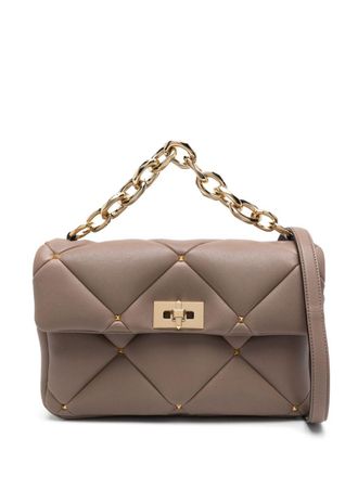 Valentino Garavani Rockstud Spike shoulder bag - Brown