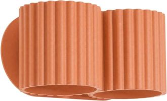 Sollux Lighting Aplique de pared ocre rojo aluminio alt. 10 cm