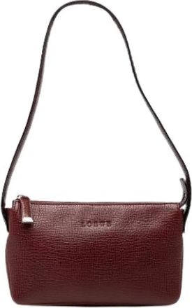 Loewe Pre-owned Shoulder Bags, female, Red, Size: ONE SIZE Pre-owned Shoulder Bag