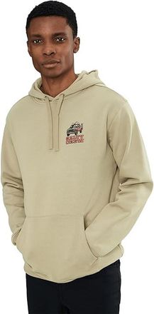 Salty Crew Truck Stop Fleece Mens Sweatshirt Stone : 2XL, Cotton/Polyester