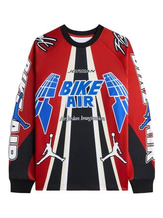 Nike Jordan x Nigel Sylvester BMX long-sleeves sweatshirt - men - Fabric - L - Red