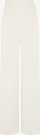 Serena Bute Tailored Trouser with Georgette Trim - Cream