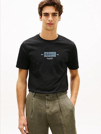 Tommy Hilfiger Heritage Logo Jersey Crew Neck T-Shirt