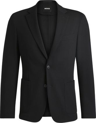 BOSS Blazer met opgestikte zak - Zwart