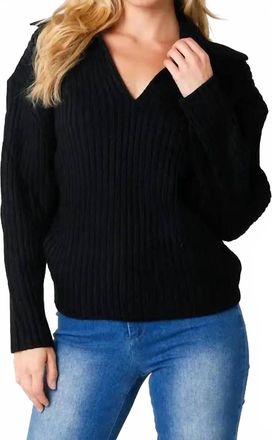Olivaceous Kari Sweater In Black