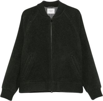 Circolo 1901 Bomber Zip Luxury Wool - Heren - Bomber jackets - Groen - XL - Wol - Jassen