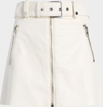 Cinq &agrave; Sept Saffira Vegan Leather Mini Skirt