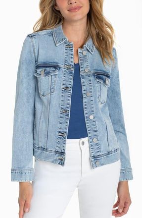 Liverpool L.A. Classic Denim Jacket in Lake Elsinore at Nordstrom, Size X-Small