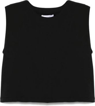 Iro Patoya Top - Dames - Tops zonder mouwen - Zwart - M - Polyester - Tops