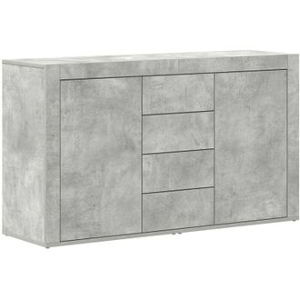 vidaXL Sideboard Concrete grey 120 x 36 x 69 cm Engineered wood Vidaxl
