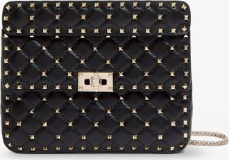 Valentino Garavani Borsa a tracolla Rockstud Spike in pelle con iconiche borchie all-over - VALENTINO GARAVANI - gender_Woman