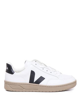 Veja V-12 Black Dune Chromefree Cowskin Sneakers