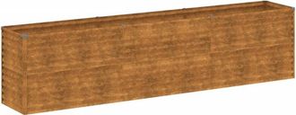 vidaXL Fioriera Rialzata da Giardino 291x50x69 cm in Acciaio Corten - Vidaxl