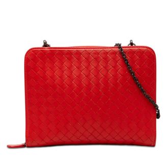 Bottega Veneta Pre-owned Bottega Veneta Nappa Intrecciato Wallet on Chain Ladies 73URLWV0ALP88E1S