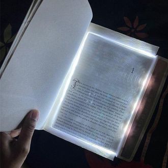 OEM 2 L&aacute;mparas De Lectura Inal&aacute;mbricas Con Funci&oacute;n De Marcap&aacute;ginas Para Dormitorio, L&aacute;mpara De Libro En Blanco Y Negro