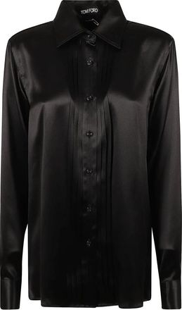 Tom Ford Tops Shirt - Dames - Overhemden - Zwart - S - Overhemden