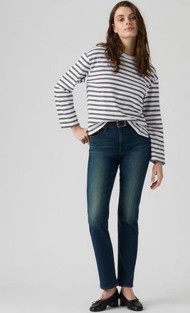 Levi's Jeans 722 slim a vita alta - Donna - 23X29 - Verde / Total Grail