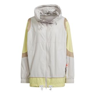 adidas (WMNS) adidas By Stella McCartney Woven Track Top Asia Sizing White Yellow IT7528