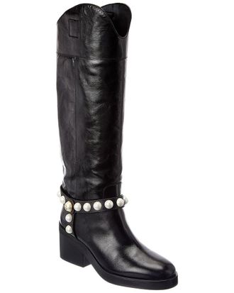 Jimmy Choo London Tonya A 70 Leather Knee-High Boot