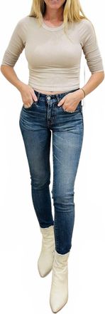 Moussy Knowles Skinny Jeans In Blue