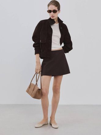 Mango Gonna pantalone incrociata cioccolato - Donna - 36 - MANGO