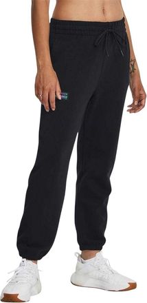 Under Armour Dames/Dames badstof joggingbroek (Zwart)