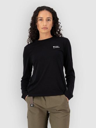 Mons Royale Merino Icon Relaxed Funktionsshirt schwarz